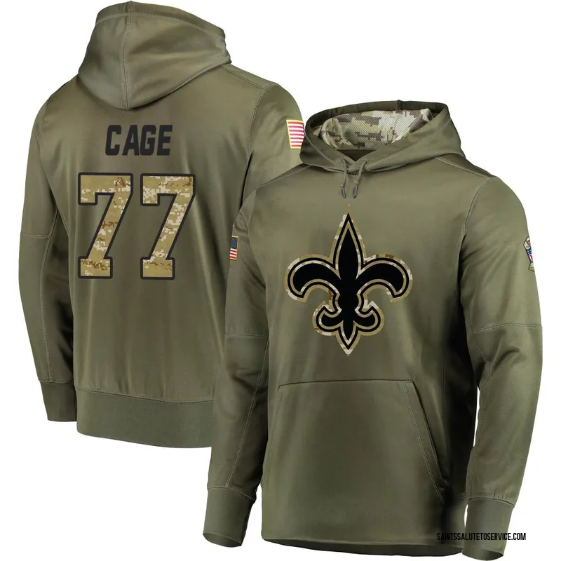 New orleans saints salute to service hoodie 2018 top