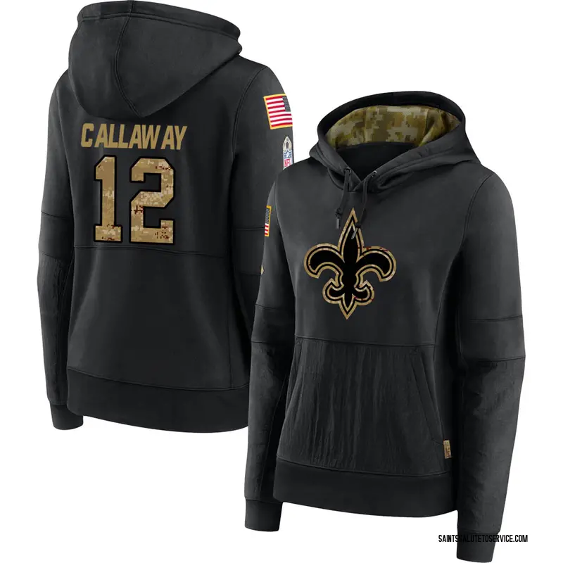 Women's Marquez Callaway New Orleans Saints Black 2020 Salute to ...